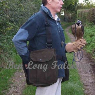 leather hawking vest