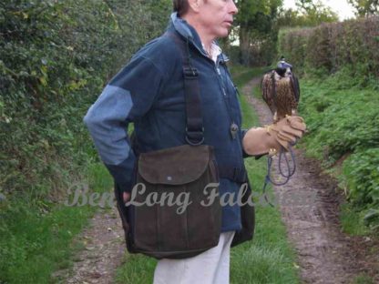 leather hawking vest