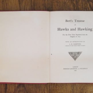 book Hawks and Hawking by Edmund Bert