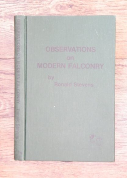 book Observations on Modern Falconry by Ronald Stevens