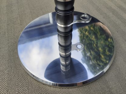 Base plate for blocks - Polished stainless steel, large