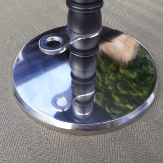 Base plate for blocks - Polished stainless steel, medium/small