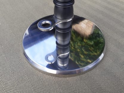Base plate for blocks - Polished stainless steel, medium/small