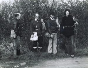 Ben Long at the British Falconers Club in 1973