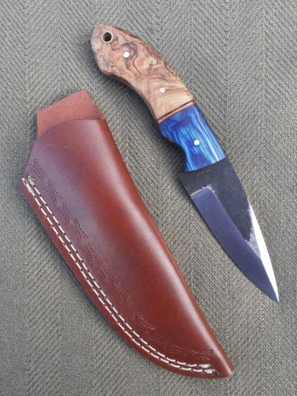 Falconers' knife, black carbon steel blade - Image 2