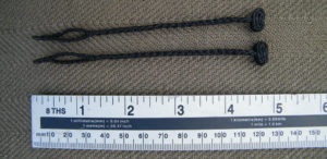 falconry anklets with ruler