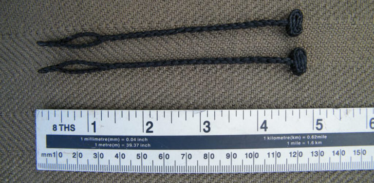 falconry anklets with ruler